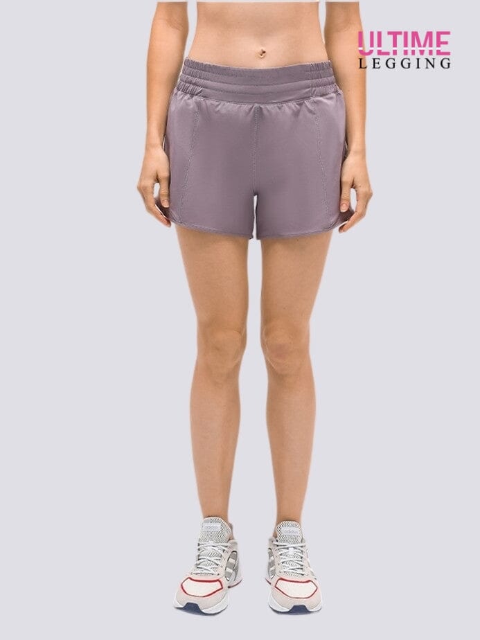 Short Avec Poche Zippée - Ultime-Legging Shorts Helanke-Srbija.com XS Violet 