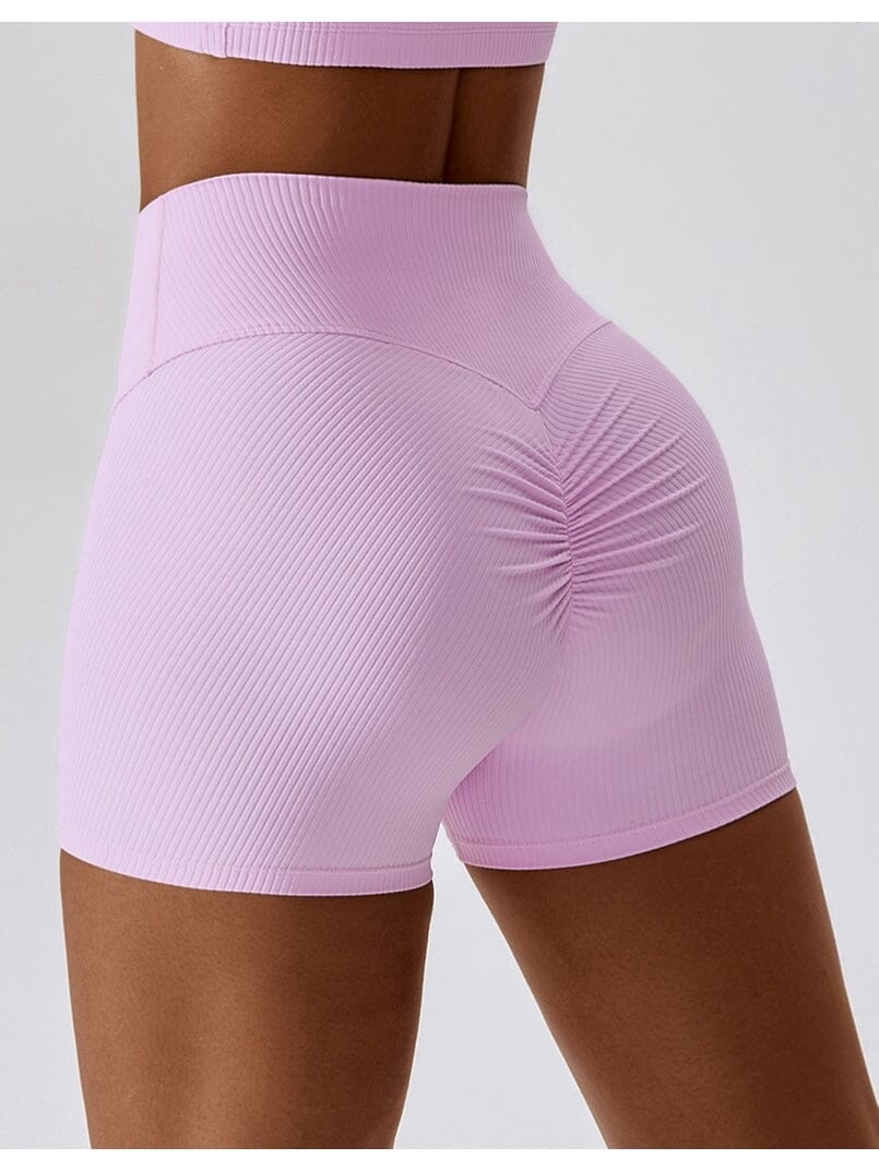 Short Court Plissé Push Up - Sport Shorts Helanke-Srbija.com sa Rose 