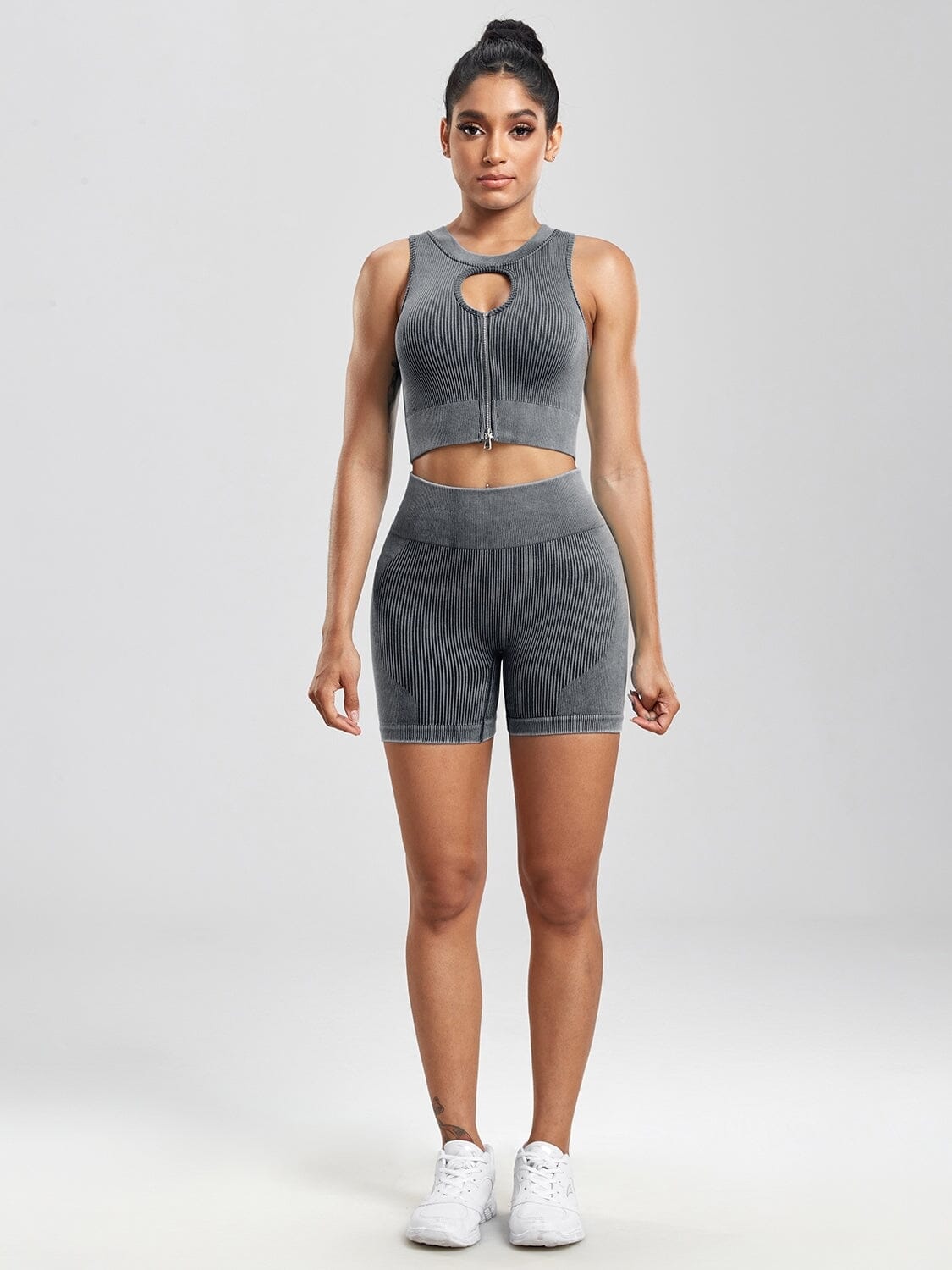 Short et Brassière Sport, Ensemble Ensemble Sport Helanke-Srbija.com sa Noir 