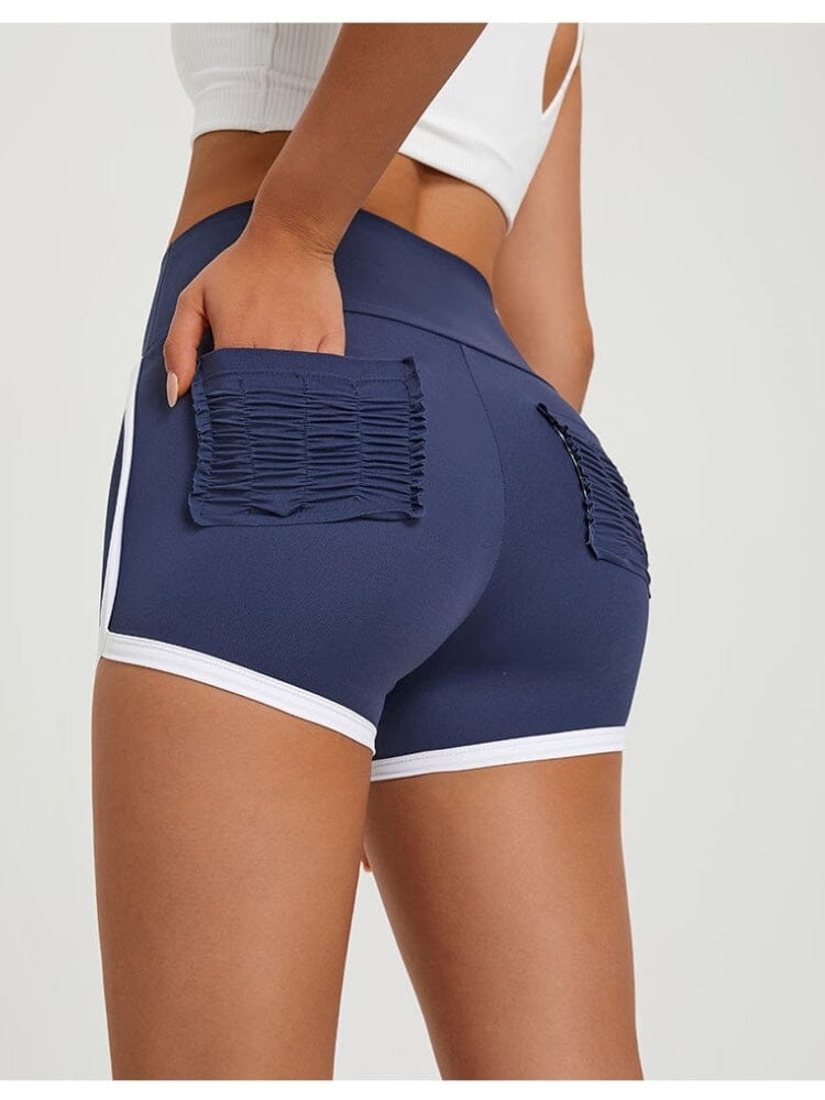 Short Fitness Poche Sport Shorts Helanke-Srbija.com sa Bleu 