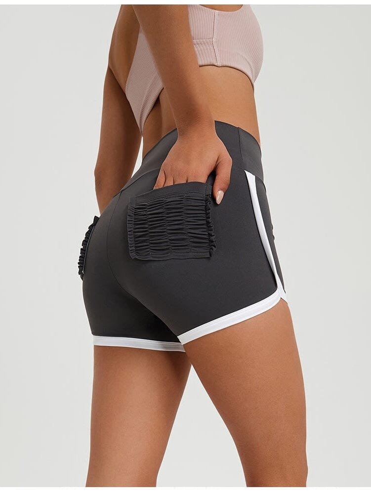 Short Fitness Poche Sport Shorts Helanke-Srbija.com sa Charbon 