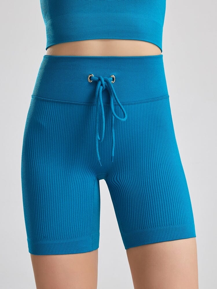 Short Plissé Sport Shorts Helanke-Srbija.com sa Bleu vert 