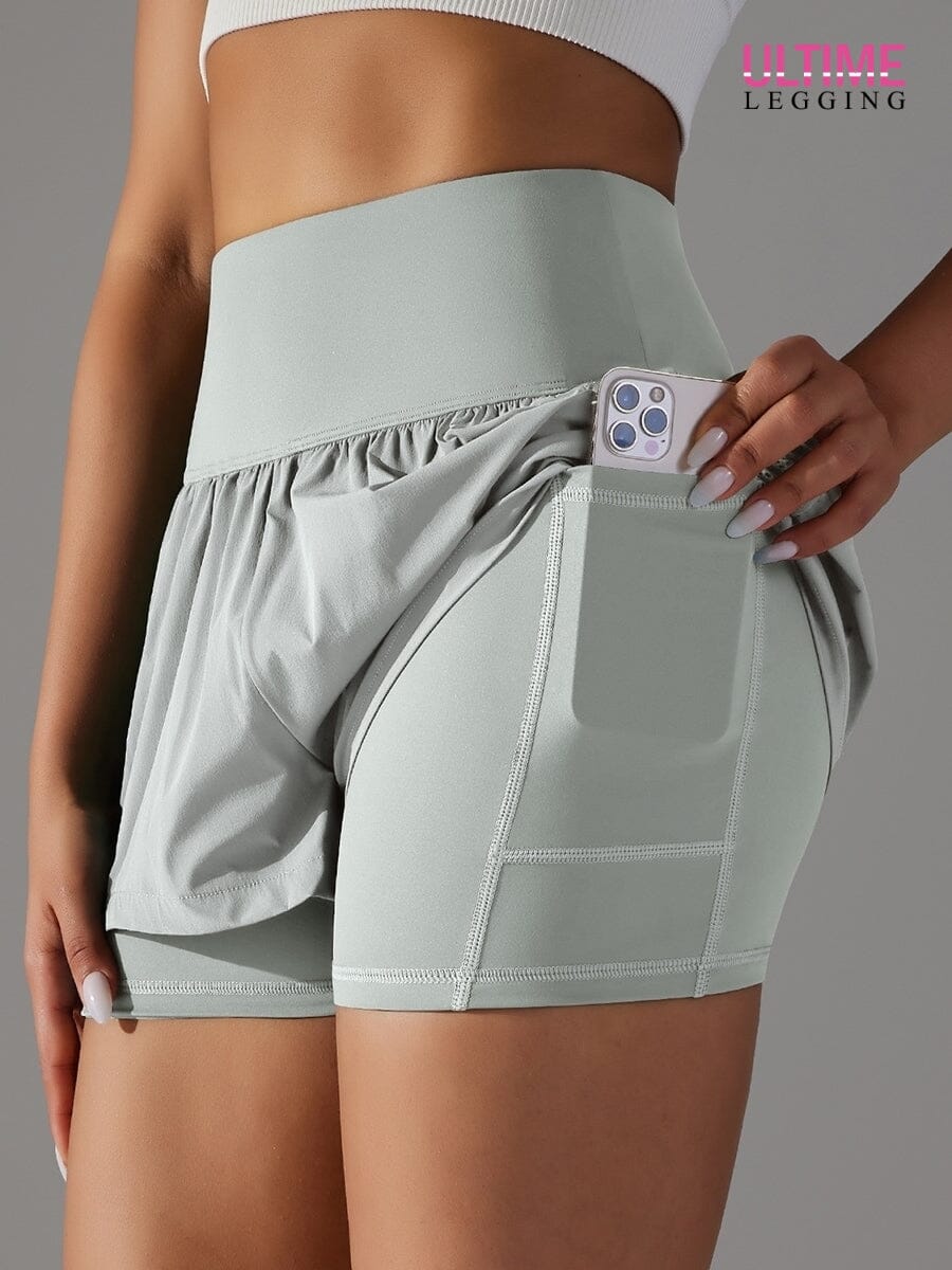 Short Running Poche - Ultime-Legging Shorts Helanke-Srbija.com XS Gris 