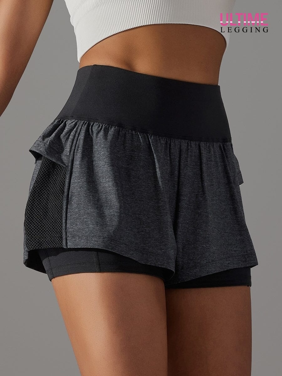 Short Running Poche - Ultime-Legging Shorts Helanke-Srbija.com XS Gris foncé 