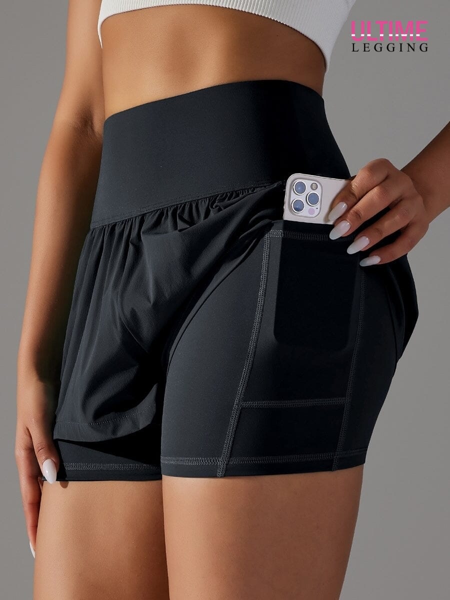 Short Running Poche - Ultime-Legging Shorts Helanke-Srbija.com XS Noir 