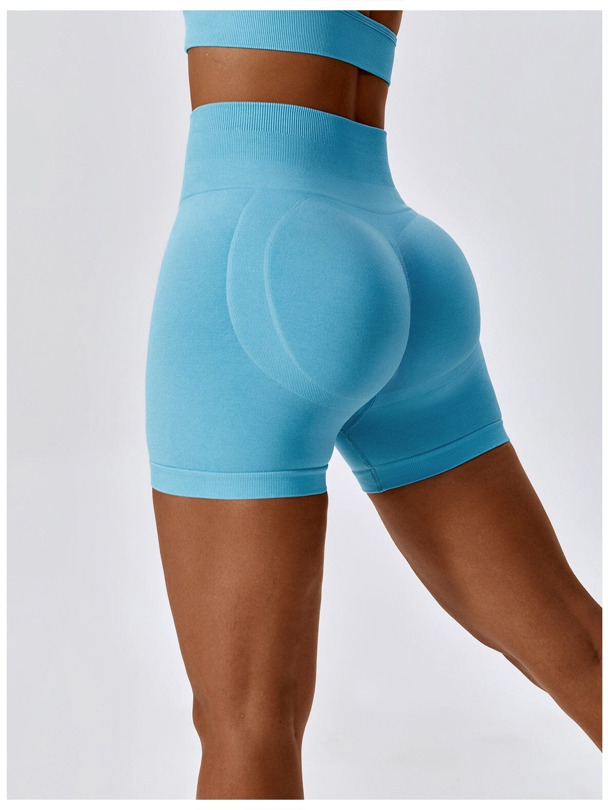 Short Sans Couture Moulant Sport (Push Up) Shorts Helanke-Srbija.com sa Bleu 