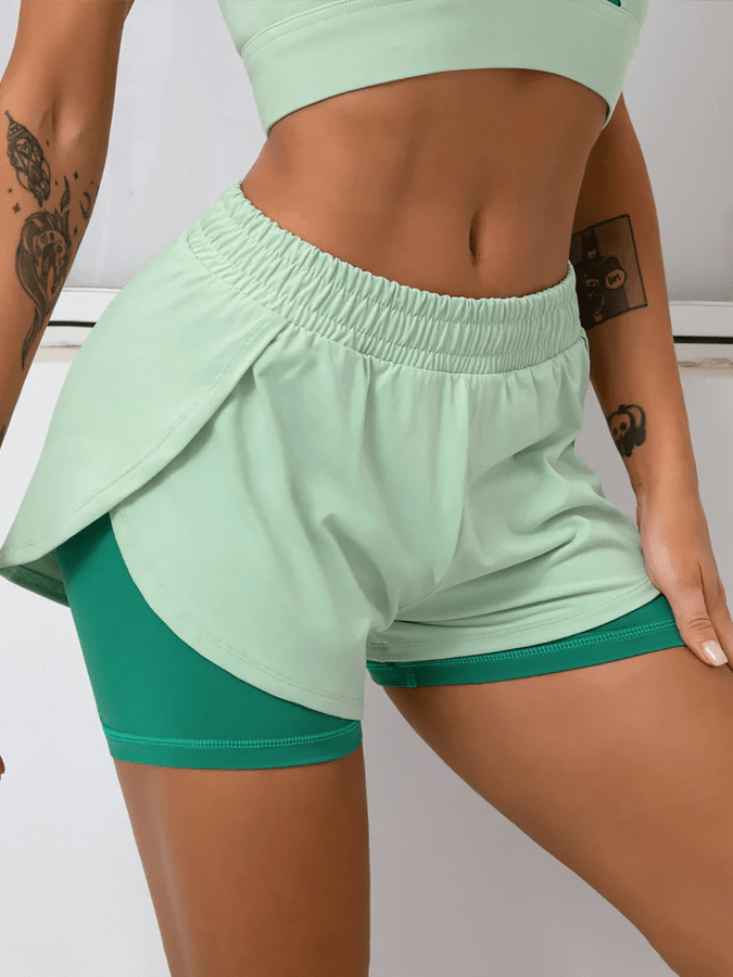 Short Sport 2 en 1 - Elixy Shorts Helanke-Srbija.com sa Vert 