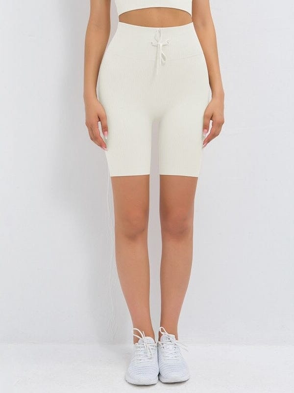 Short Sport Côtelé Shorts Helanke-Srbija.com : Legging Femme | Vêtements de Sport sa Blanc 