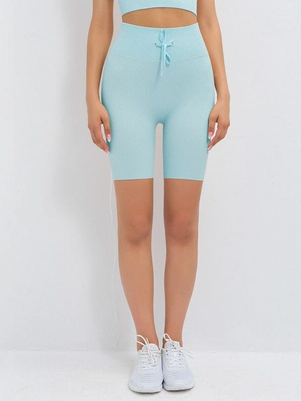 Short Sport Côtelé Shorts Helanke-Srbija.com : Legging Femme | Vêtements de Sport sa Bleu ciel 