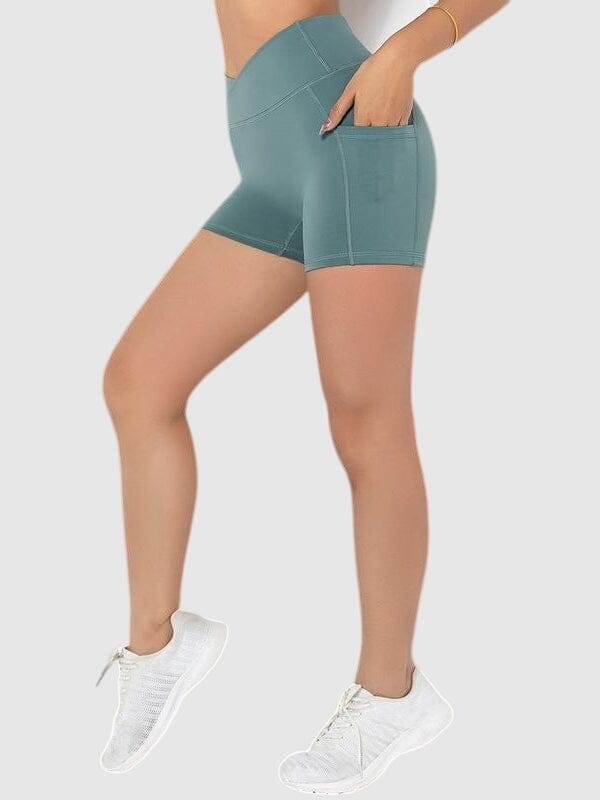 Short Sport Court Poches Shorts Helanke-Srbija.com XS Vert grisé 
