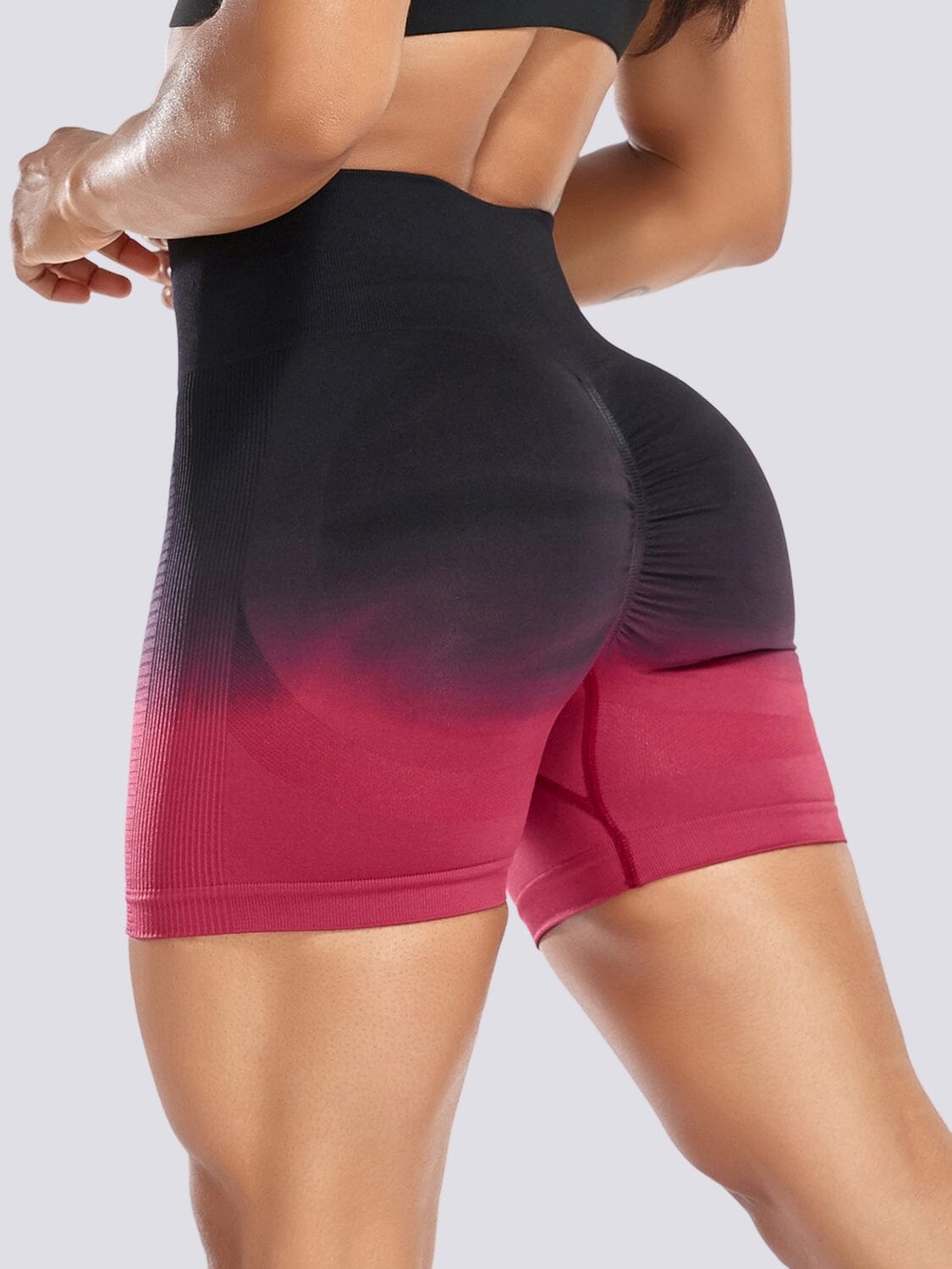 Short Sport Dégradé Push Up Shorts Helanke-Srbija.com sa Rouge 