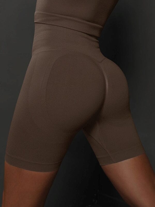 Short Sport Galbant Push Up Shorts Helanke-Srbija.com : Legging Femme | Vêtements de Sport sa Marron 