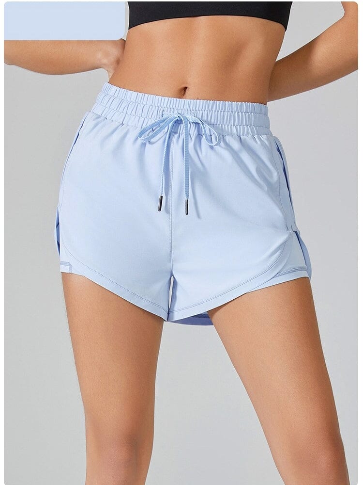 Short Sport Large Taille Elastiquée Shorts Helanke-Srbija.com sa Bleu ciel 