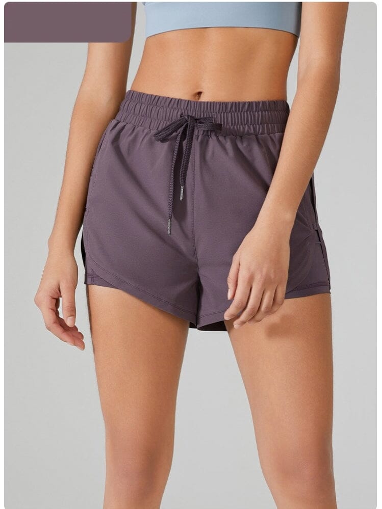 Short Sport Large Taille Elastiquée Shorts Helanke-Srbija.com sa Violet 