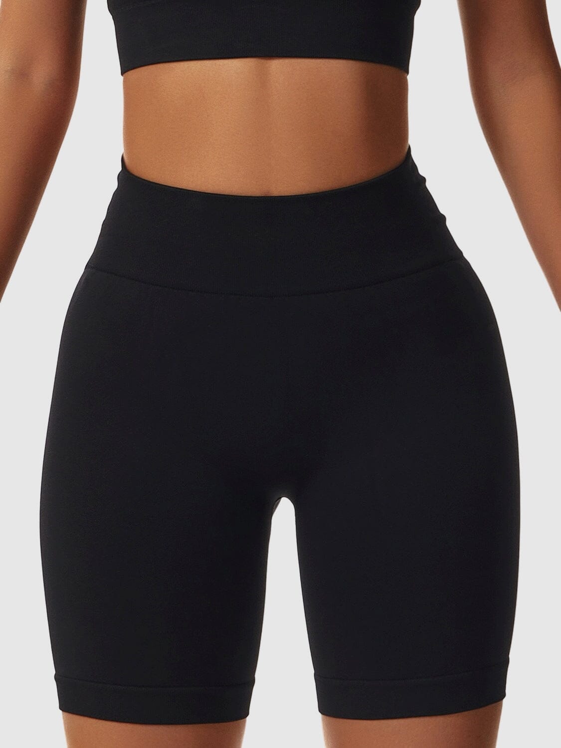 Short Sport Mi-Long Push Up Leggings Helanke-Srbija.com sa Noir 