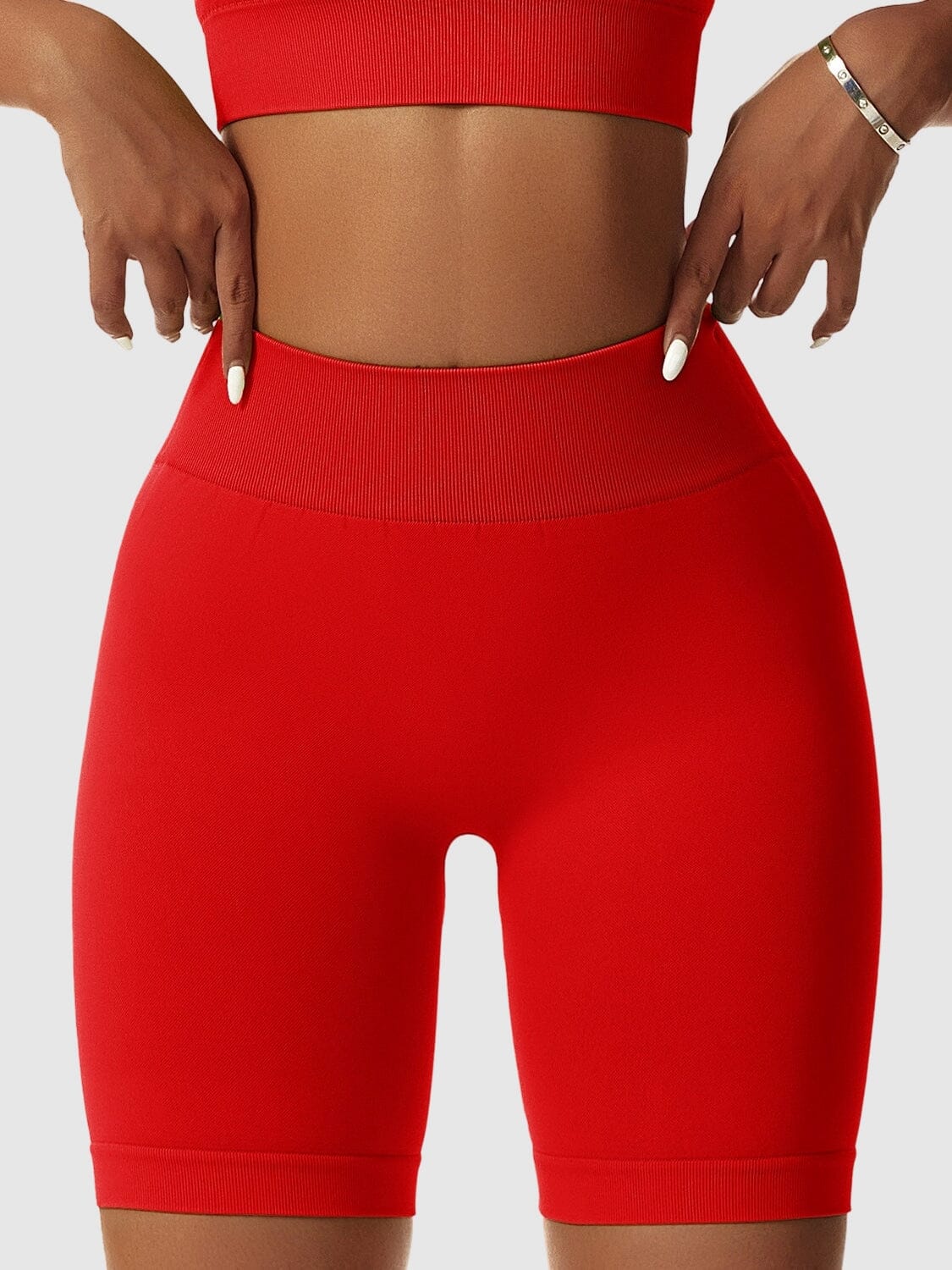Short Sport Mi-Long Push Up Leggings Helanke-Srbija.com sa Rouge 