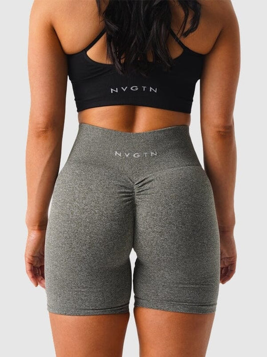 Short Sport Moulant Sans Couture Shorts Helanke-Srbija.com XS Gris sombre 
