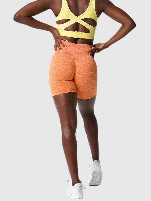 Short Sport Moulant Sans Couture Shorts Helanke-Srbija.com XS Orange 