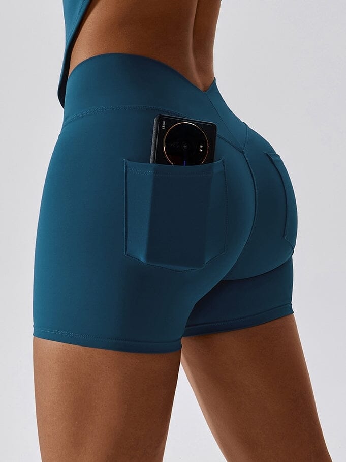 Short Sport Poche Téléphone Shorts Helanke-Srbija.com sa Bleu 
