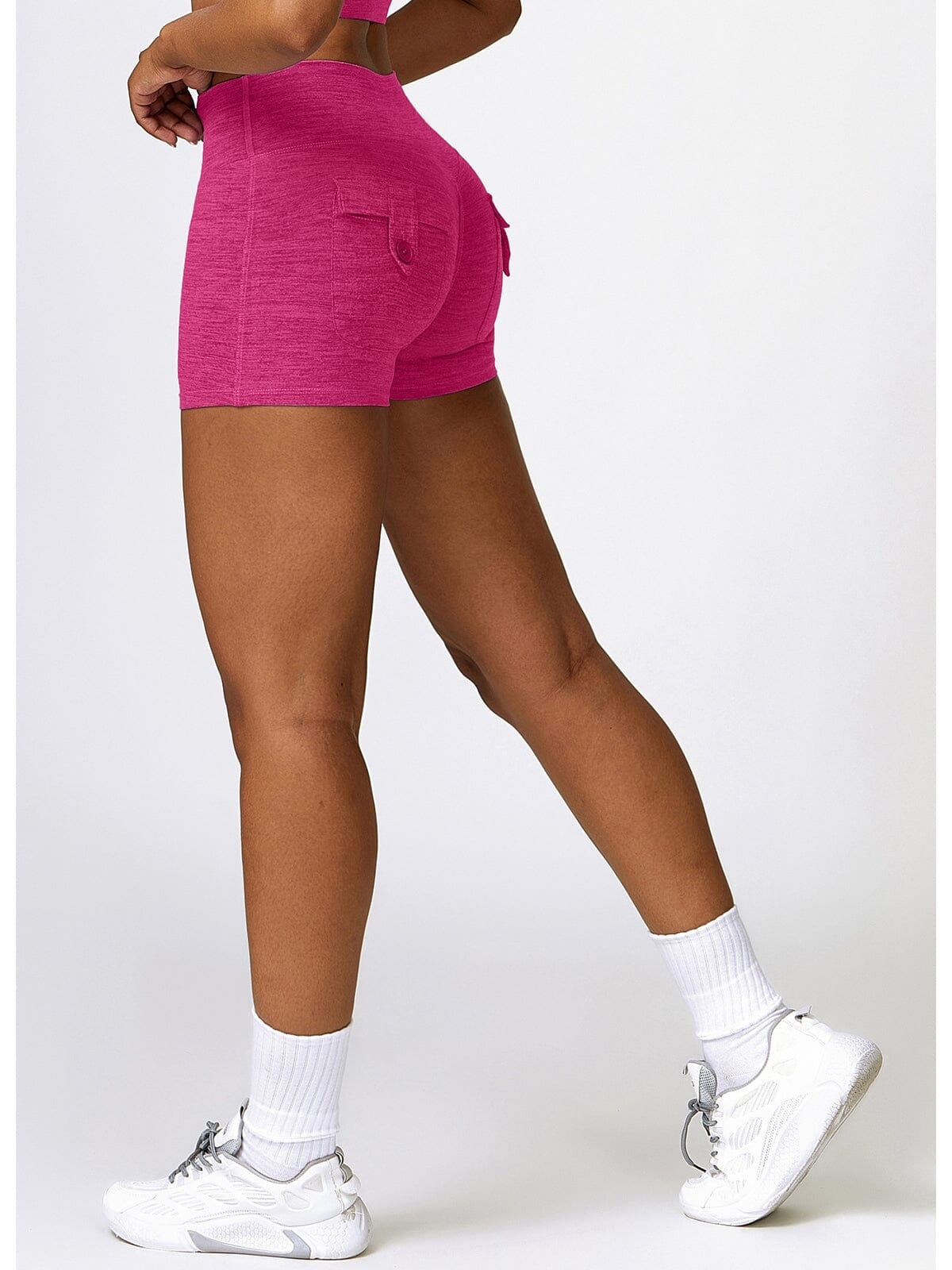 Short Sport Poches Fermées Push Up Shorts Helanke-Srbija.com sa Rose 