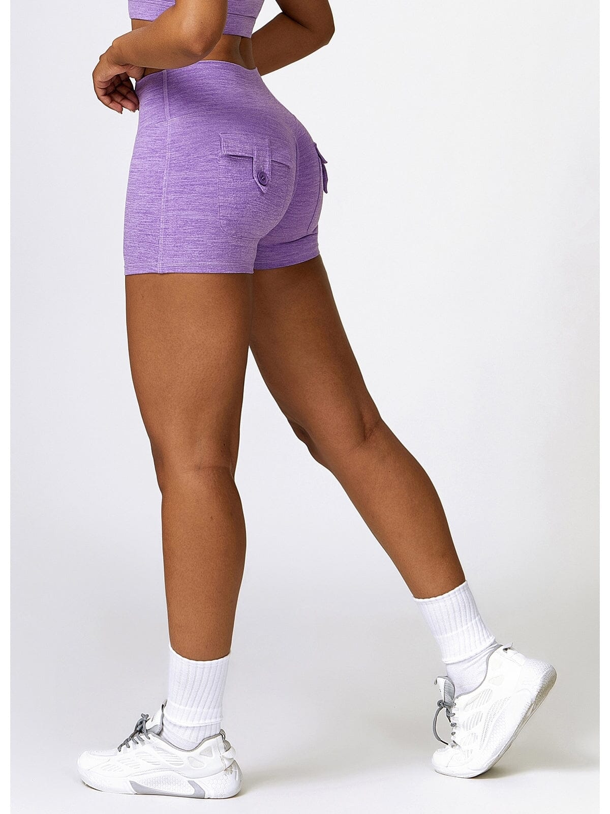Short Sport Poches Fermées Push Up Shorts Helanke-Srbija.com sa Violet 