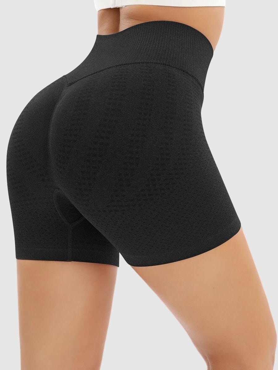 Short Sport Push Up Ceinture Haute Shorts Helanke-Srbija.com : Legging Femme | Vêtements de Sport sa Noir 