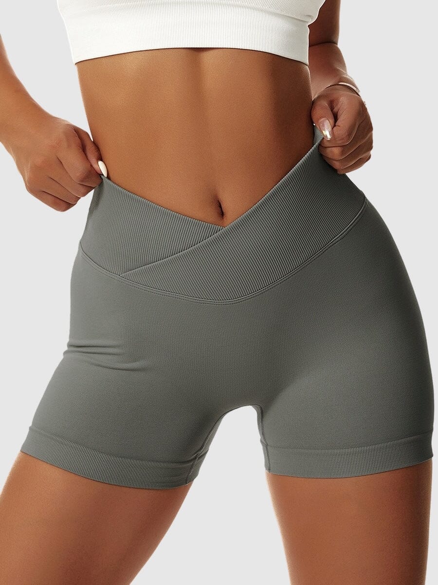 Short Sport Push Up Ceinture V Shorts Helanke-Srbija.com sa Gris 