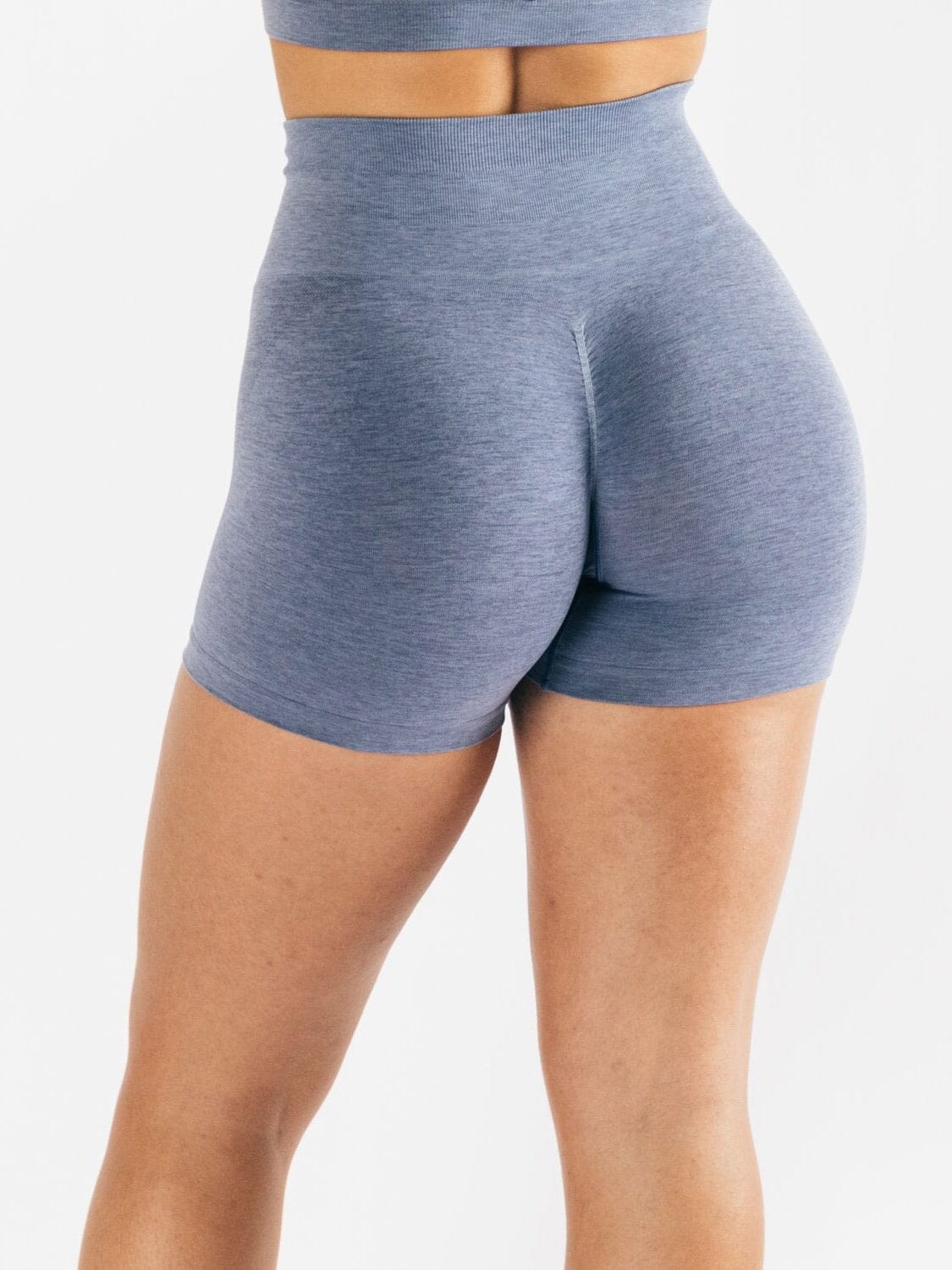 Short Sport Sans Couture Push Up Shorts Helanke-Srbija.com sa Bleu grisé 