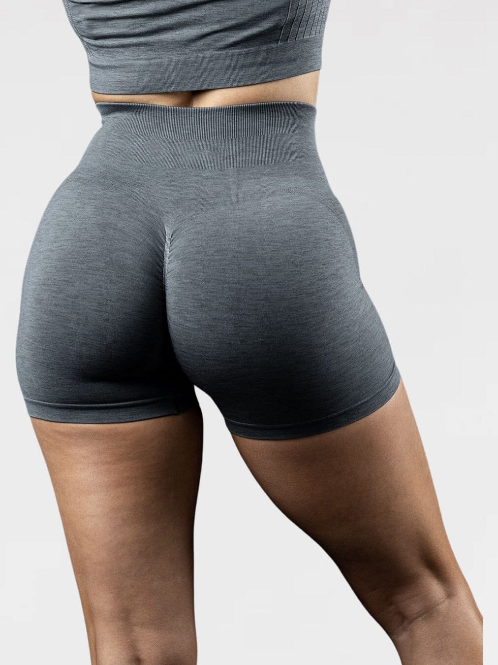 Short Sport Sans Couture Push Up Shorts Helanke-Srbija.com sa Gris foncé 