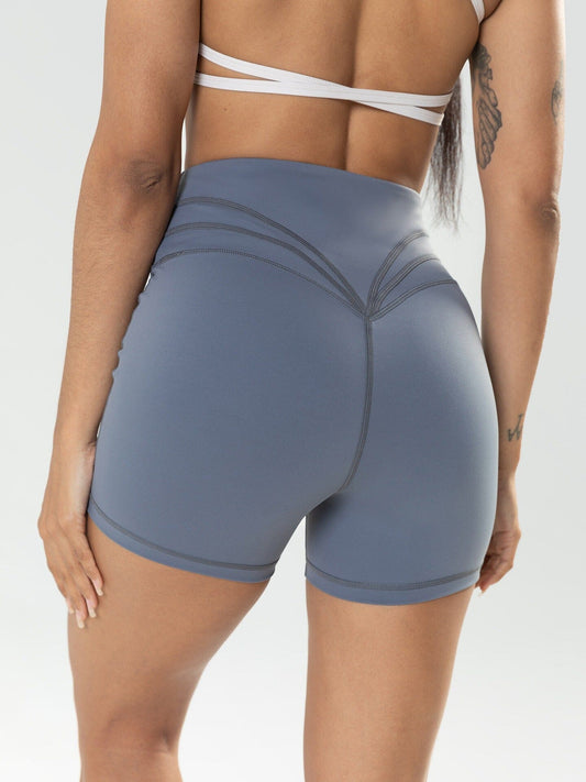 Short Sport Sculptant Taille Haute Shorts Helanke-Srbija.com sa Gris 