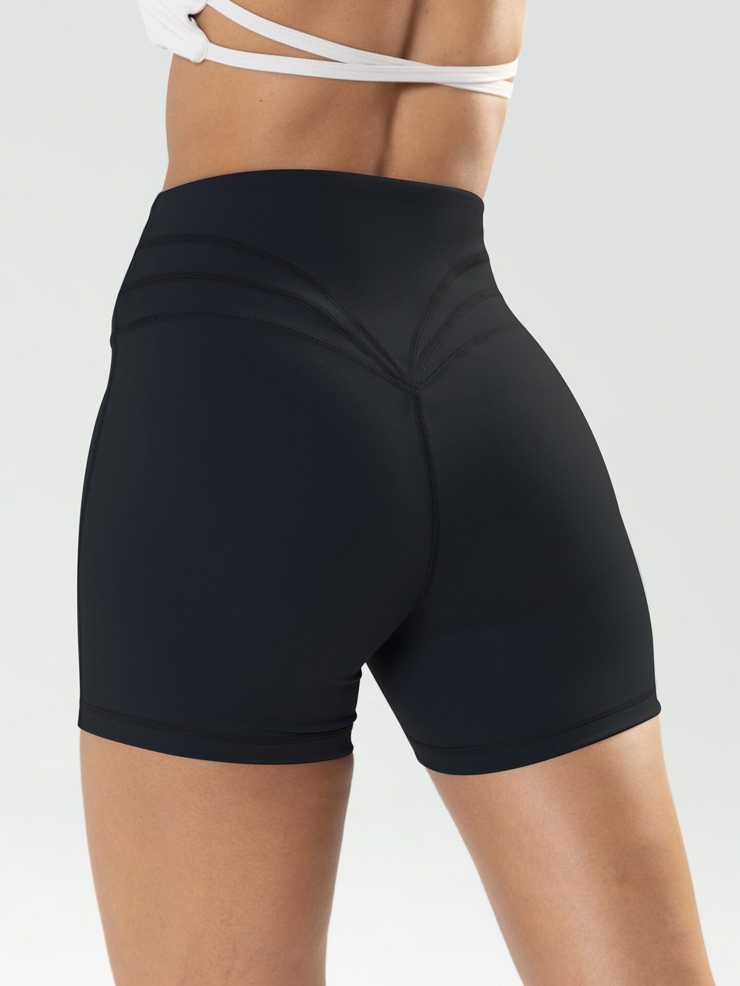 Short Sport Sculptant Taille Haute Shorts Helanke-Srbija.com sa Noir 