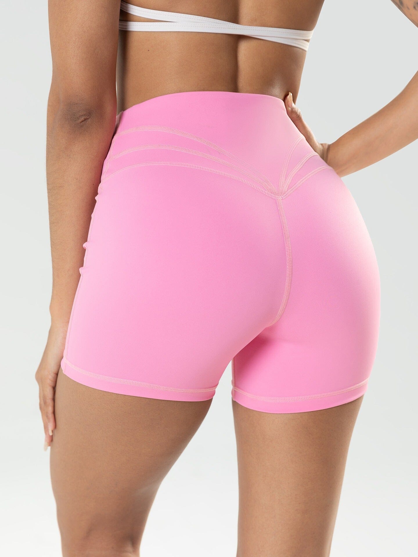 Short Sport Sculptant Taille Haute Shorts Helanke-Srbija.com sa Rose 