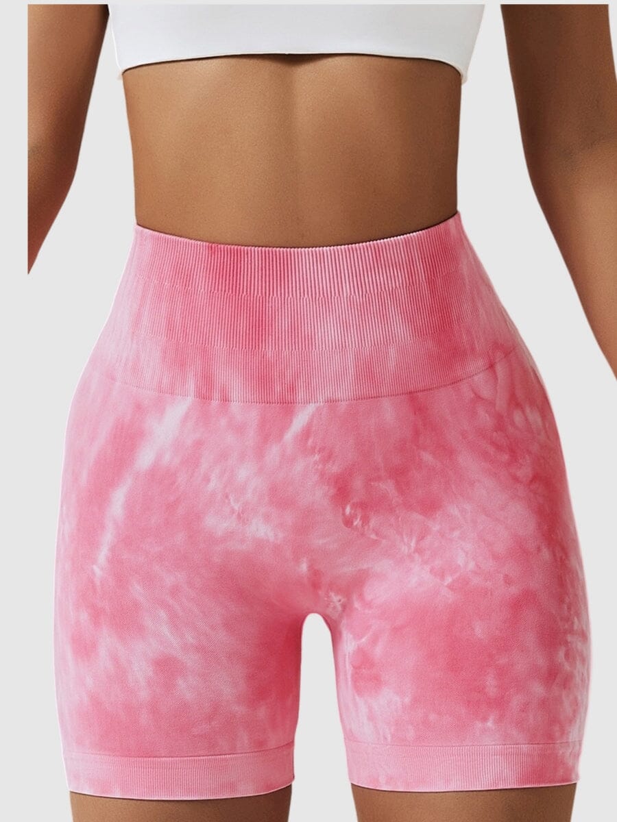 Short Sport Taille Haute Push Up Imprimé Shorts Helanke-Srbija.com sa Rose 