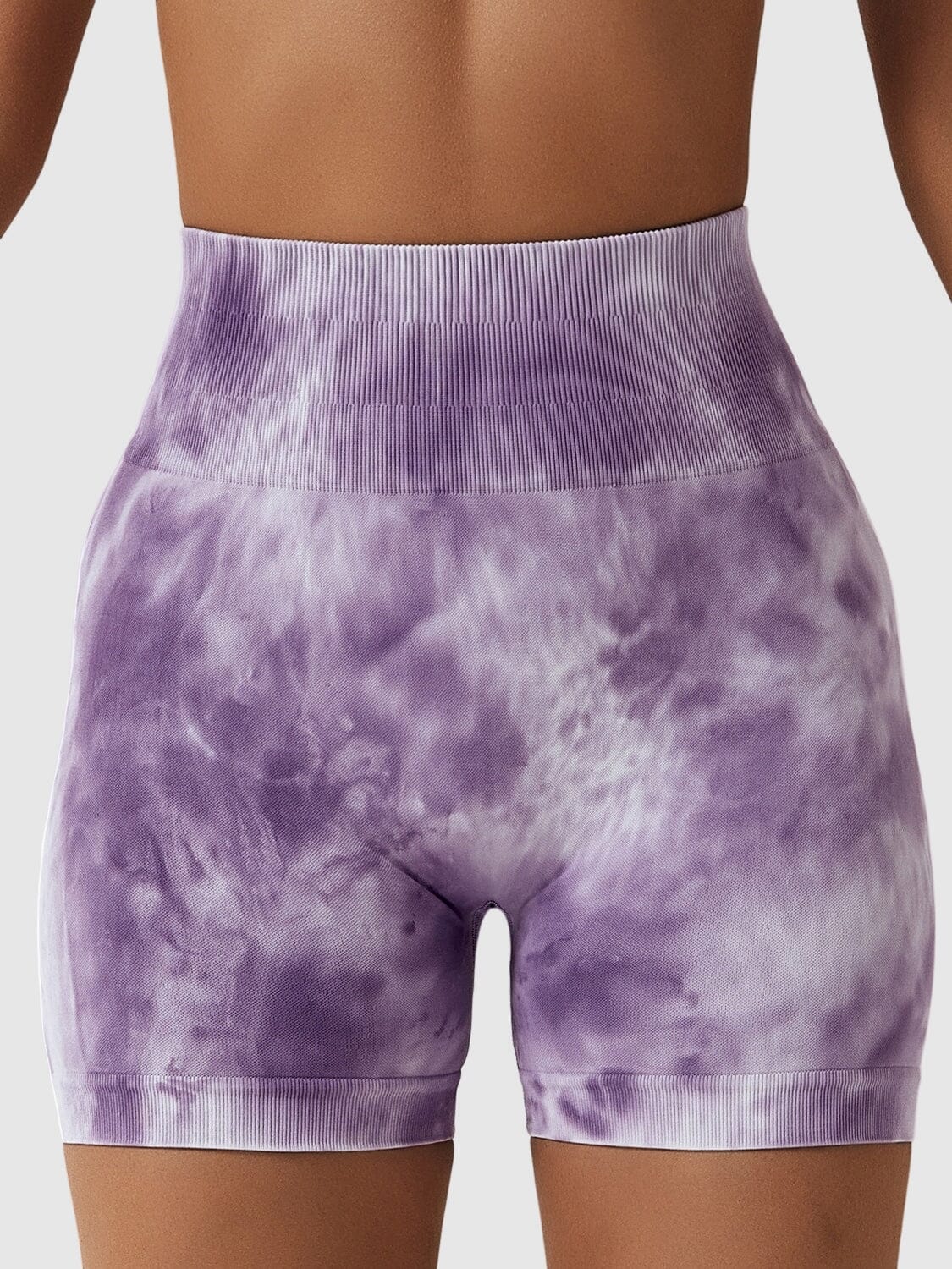 Short Sport Taille Haute Push Up Imprimé Shorts Helanke-Srbija.com sa Violet 