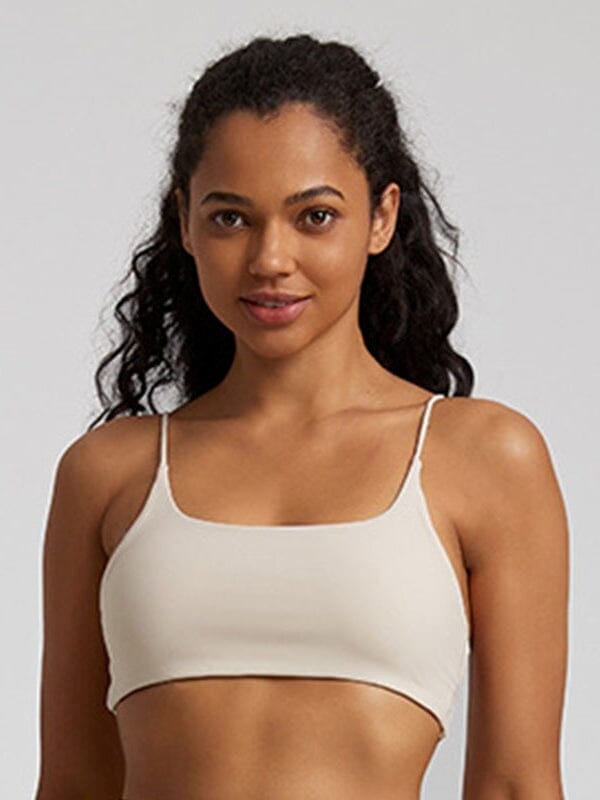 Soutien-Gorge Sport Bretelles Fines Croisées Soutien-gorge sport Helanke-Srbija.com sa Ivoire 