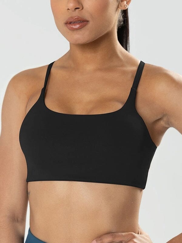 Soutien-Gorge Sport Bretelles Fines Croisées Soutien-gorge sport Helanke-Srbija.com sa Noir 