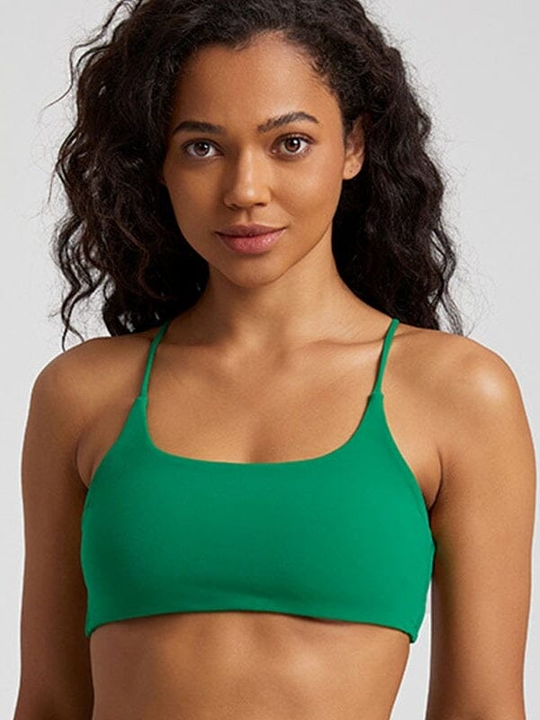 Soutien-Gorge Sport Bretelles Fines Croisées Soutien-gorge sport Helanke-Srbija.com sa Vert 