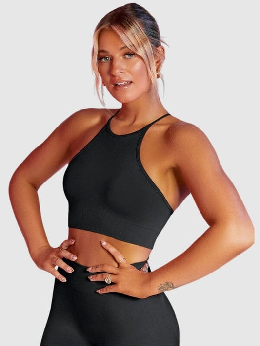 Soutien-Gorge Sport Bretelles Fines Sans Couture Soutien-gorge sport Helanke-Srbija.com : Legging Femme | Vêtements de Sport sa Noir 