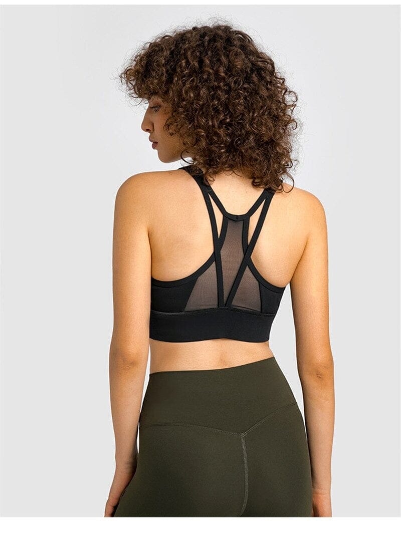 Soutien-Gorge Sport Dos Nageur Maille Soutien-gorge sport Helanke-Srbija.com : Legging Femme | Vêtements de Sport XS Noir 