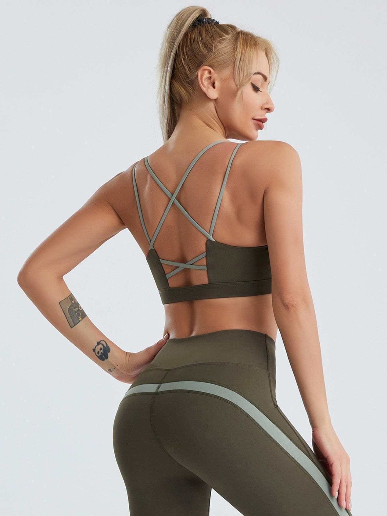 Soutien-Gorge Sport Fort Maintien - Sully Soutien-gorge sport Helanke-Srbija.com sa Kaki 
