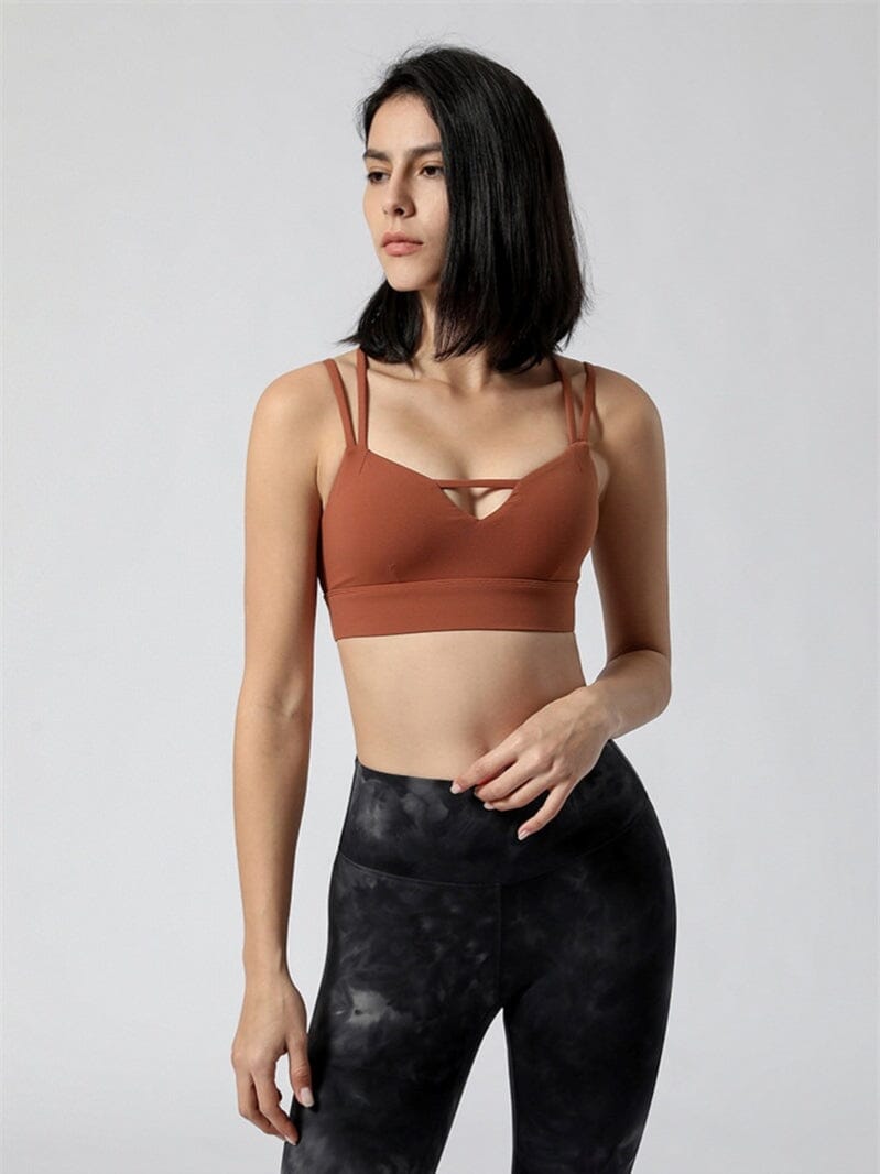 Soutien-Gorge Sport Maintien Ferme Soutien-gorge sport Helanke-Srbija.com sa Marron 