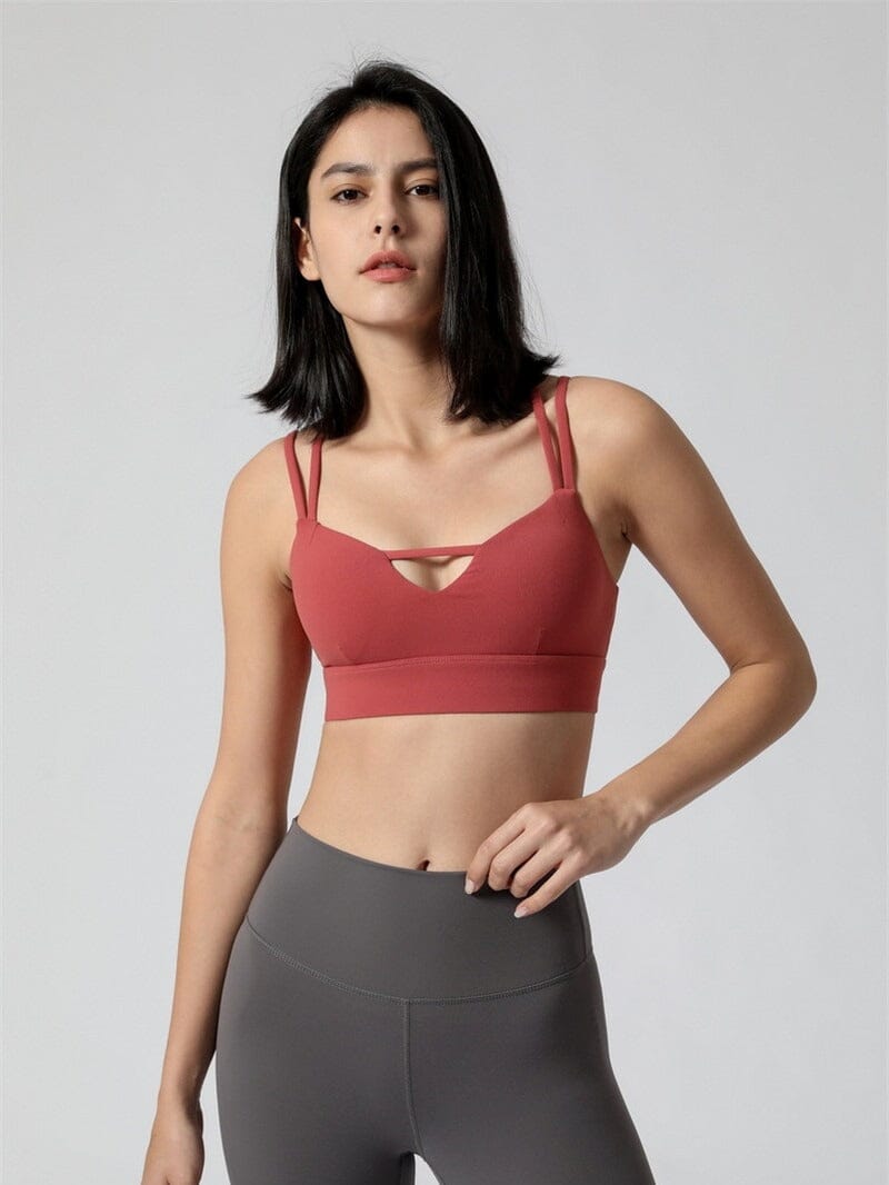 Soutien-Gorge Sport Maintien Ferme Soutien-gorge sport Helanke-Srbija.com sa Rouge foncé 