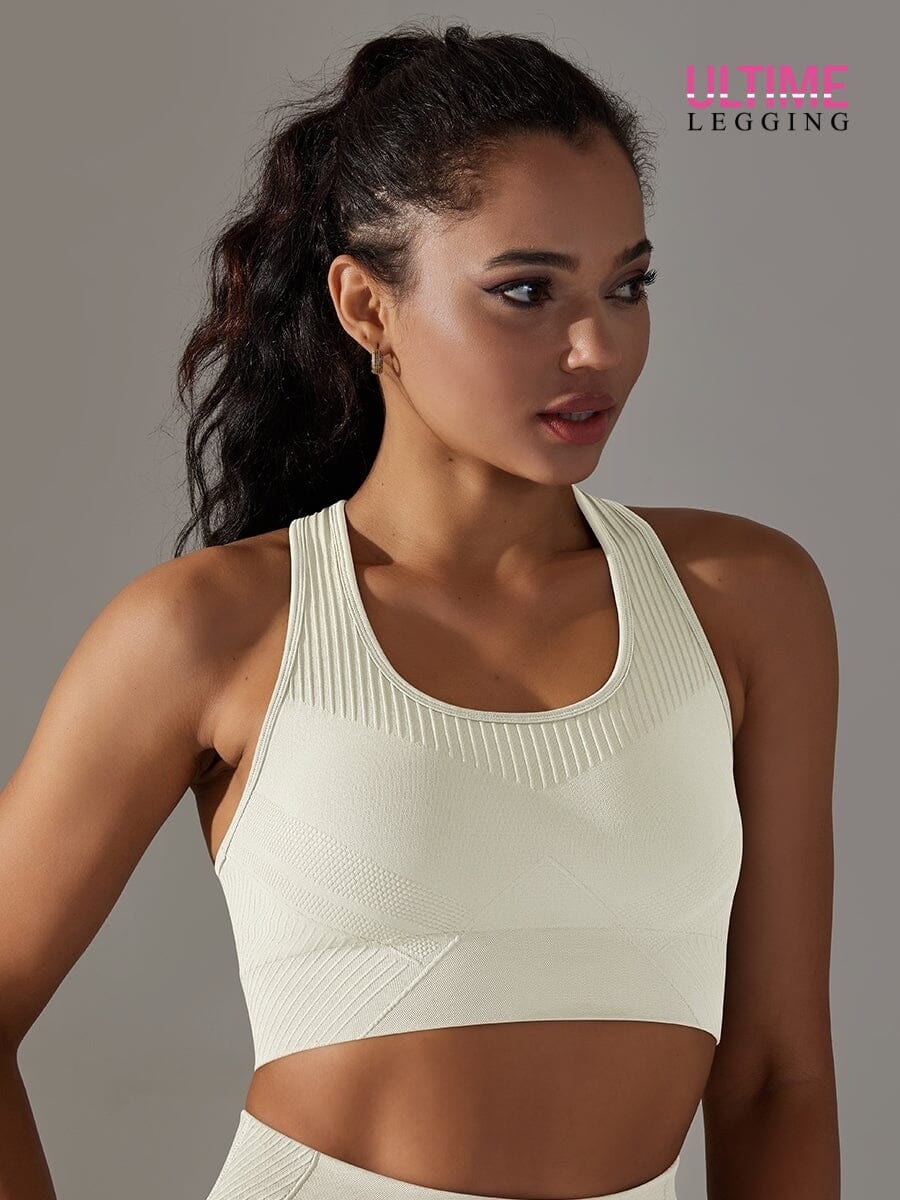 Soutien-Gorge Sport Push Up Fort Maintien - Suprem - Ultime-Legging Soutien-gorge sport Helanke-Srbija.com sa Ivoire 
