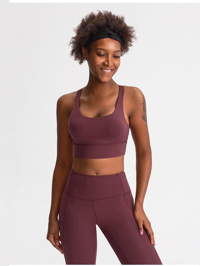 Soutien-gorge Sport Sans Armature Soutien-gorge sport Helanke-Srbija.com XS Bordeaux 