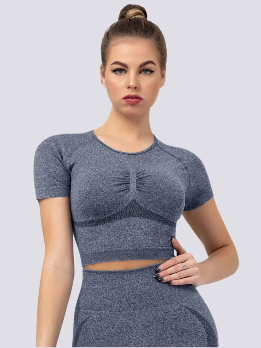 T-Shirt Push Up Sport T-Shirt Helanke-Srbija.com sa Bleu royal 