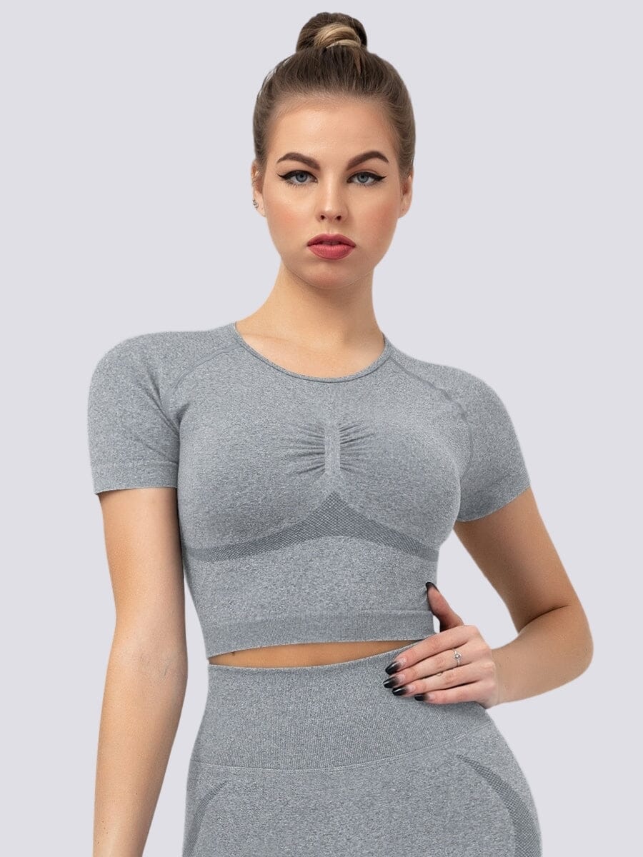 T-Shirt Push Up Sport T-Shirt Helanke-Srbija.com sa Gris 
