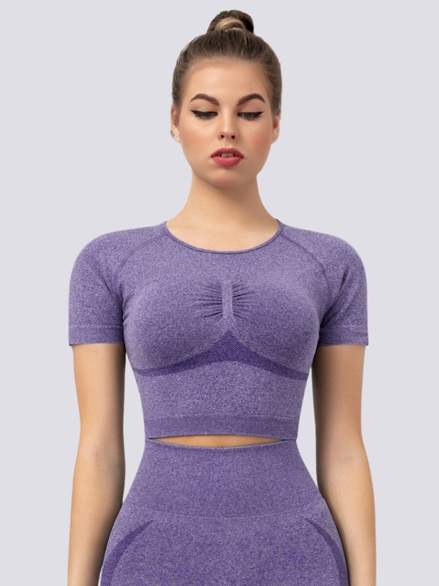 T-Shirt Push Up Sport T-Shirt Helanke-Srbija.com sa Violet 