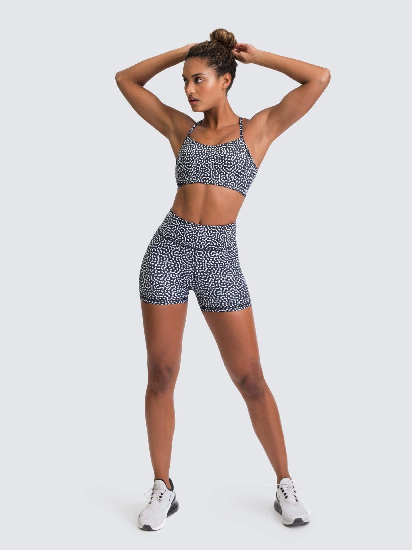 Tenue Sport Short et Soutien-Gorge - Polly Ensemble Sport Helanke-Srbija.com XS Noir/Blanc 