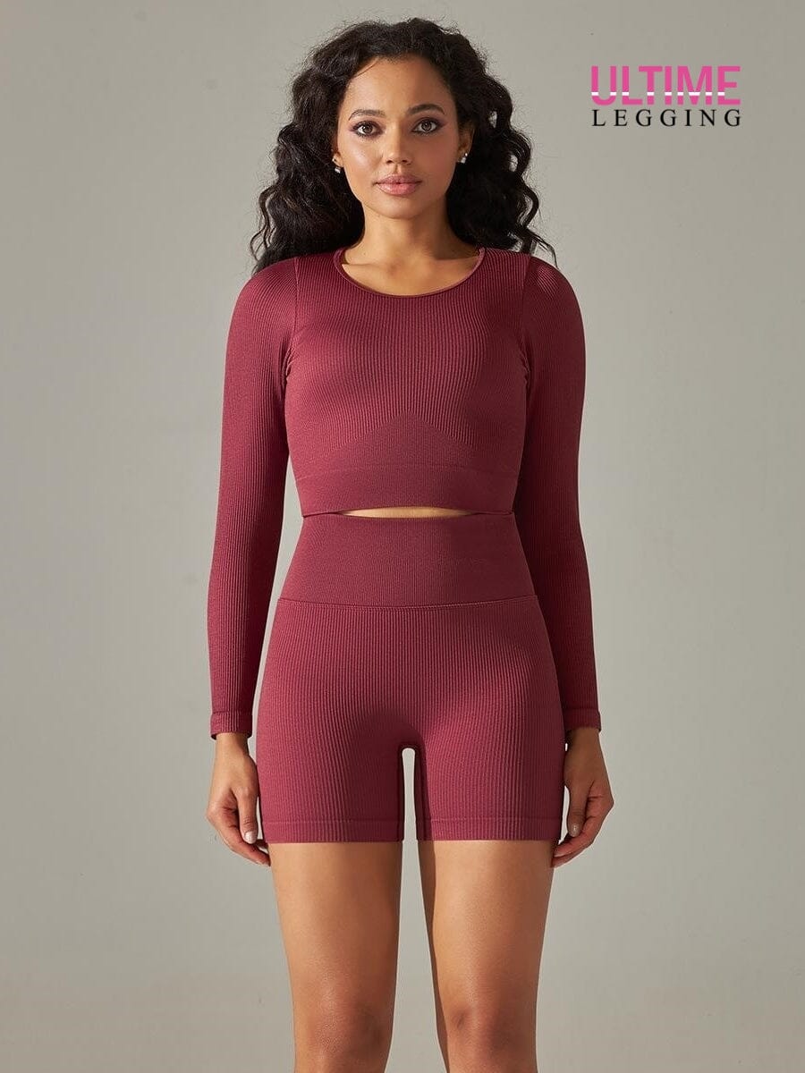 Tenue Sport Short Push Up - Ultime-Legging Ensemble Sport Helanke-Srbija.com sa Bordeaux 