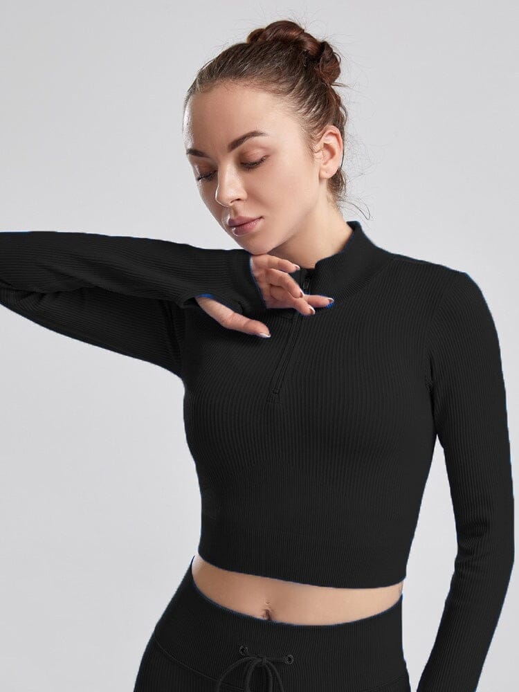 Veste Sport Côtelée - Kylia Veste Helanke-Srbija.com sa Noir 